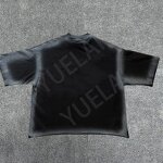 Men's T-Shirt Factory - OEM/ODM Custom Clothing Manufacturer Men's Screen Printed T-Shirt Acid Washed Knit Cotton Vintage