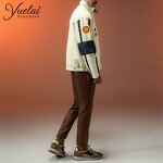 Men's Racing Jacket Manufacturer - OEM/ODM Custom Hot Selling Men's Racing Jacket Handmade Embroidery Classic Cream-coloured