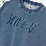 Acid Wash Pullover Factory - OEM/ODM Custom High Quality Unisex Acid Wash Pullover Logo Heavyweight Cotton Fleece