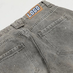Custom Jeans Manufacturer - OEM/ODM Custom Jeans Manufacturer Custom Jeans Loose Fit for Folding Street Wear