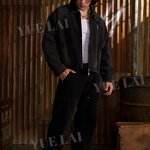 Cropped Denim Jacket Factory - OEM/ODM Custom Logo Cropped Washed Denim Jacket Sun Faded Distressed Vintage Heavyweight