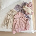 Girls Clothing Sets Manufacturer - OEM/ODM Custom Hi-Q 100% Cotton Girls Clothing Sets Anti-Shrink Long Sleeve Hoodie Pants