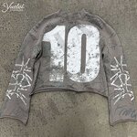 Men's T-Shirt Manufacturer - OEM/ODM Custom Men's Waffle Dropped Shoulder Full Digital Printing Heavy Seamless Waffle