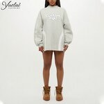 Crew Neck Hoodie Factory - OEM/ODM Custom Logo Breathable Crew Neck Hoodie Women Fitness Pullover Unisex