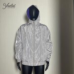 Sportwear Streetwear Casual Sweatsuit Factory - OEM/ODM Custom Oversize Sportwear Streetwear Casual Sweatsuit Reflective Windbreaker