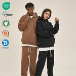 Boxy Zipper Hoodie Factory - OEM/ODM Custom OEM Men's High Quality Cotton Boxy Zipper Hoodie