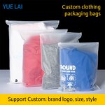 Plastic Packing Bags Factory - OEM/ODM Custom Logo Print Clothes Plastic Packing Bags Resealable Ziplock Bags Glossy