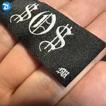 Silicon Woven Label Manufacturer - OEM/ODM Custom Clothing Logo Manufacturer 3D Silicone Embossed Woven Label for Hang Tag