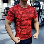 Men's Athletic T-Shirt Manufacturer - OEM/ODM Custom Men's Athletic Gym T-Shirt Quick Dry Polyester Crewneck Fitness