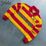 Men's Sports T-shirts Manufacturer - OEM/ODM Custom Clothing Manufacturers Stripe T-shirt Embroidery Long Sleeve Double-layered