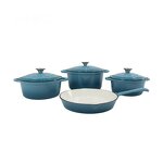 Cast Iron Enamel Pot Set Manufacturer - OEM/ODM Custom Factory-Produced 4-Piece Classic Design Cast Iron Enamel Pot Set