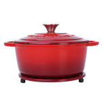Enamel Stew Pot Set Factory - OEM/ODM Custom New High-Color Value Enamel Binaural Stew Pot Set Non-Stick Metal Steel