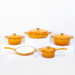 Cast Iron Enamel Dutch Oven Factory - OEM/ODM Custom Classic Cast Iron Enamel Dutch Oven Cookware Set Sustainable Metal
