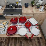 Enameled Cast Iron Dutch Oven Manufacturer - OEM/ODM Custom Classic Design Enameled Cast Iron Dutch Oven Non-Toxic Oven Safe