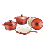 Dutch Oven Manufacturer - OEM/ODM Custom Enamel Cast Iron Cookware Set Includes Multiple Pots