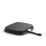 Cast Iron Steak Pan Manufacturer - OEM/ODM Custom Modern P24 Cast Iron Steak Pan Striped Square Enamel Exterior