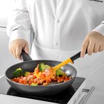 Kitchen Gadget Utensil Set Factory - OEM/ODM Custom Food Safe BPA Free Heat Resistant Yellow Spatula Turner Set