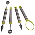 Stainless Steel Kitchen Accessories Manufacturer - OEM/ODM Custom 3 Pieces Stainless Steel Fruit Decoration Melon Ball Scoop
