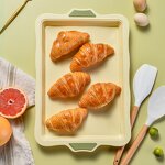 Silicone Bakeware Mould Factory - OEM/ODM Custom Food Safe Nonstick Silicone Kitchen Bakeware Mould Square Rectangle Pan