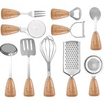 Kitchenware Utensils Set Factory - OEM/ODM Custom Kitchenware Home Kitchen Tools Stainless Steel Customized Logo Sets