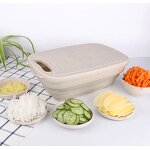 Foldable Cutting Board Factory - OEM/ODM Custom Kitchen Gadgets Gift Set Multi Function Foldable Plastic Silicone Cutting Board