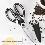 Kitchen Food Scissors Manufacturer - OEM/ODM Custom Stainless Steel Kitchen Food Scissors Powerful Chicken Cutting Scissors