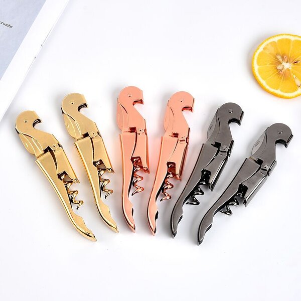 Champagne Wine Opener Factory - OEM/ODM Custom Kitchen Gadget Luxury Champagne Rose Gold Silver Barware Wine Opener