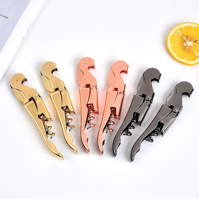 Champagne Wine Opener Factory - OEM/ODM Custom Kitchen Gadget Luxury Champagne Rose Gold Silver Barware Wine Opener