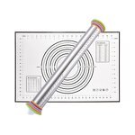 Mini Rolling Pin Factory - OEM/ODM Custom Hot Sales Mini Rolling Pin Pastry Boards Cake Rolling Pin Silicone
