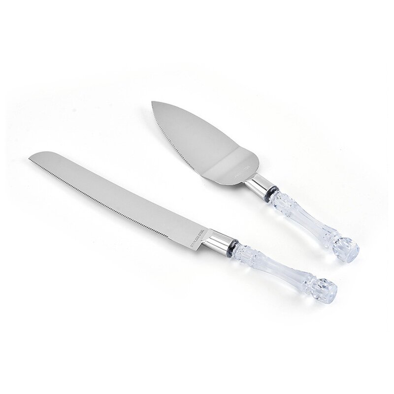 Wedding Cake Knife Factory - OEM/ODM Custom Hot Selling Kitchen Accessories Stainless Steel Wedding Cake Knife and Server