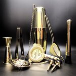 Bar Accessories Set Factory - OEM/ODM Custom 11Pcs Set Stainless Steel 304 Bar Accessories Drink Mixer Bartender Kit