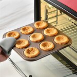 Animal Cake Baking Mold Manufacturer - OEM/ODM Custom 9 Cups Nonstick Carbon Steel Bakeware Champagne Gold Animal Cake Mold