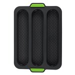 Silicone Bread Baking Mould Manufacturer - OEM/ODM Custom Hot Sale Non-Stick 3 Wave Loaves Silicone Bread Baking Mould