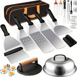 Barbecue Tool Set Factory - OEM/ODM Custom Hot Sale Heat Resistant Stainless Steel Cooking Shovel Barbecue Tool Set