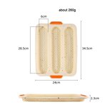 Silicone Bread Baking Mould Manufacturer - OEM/ODM Custom Hot Sale Non-Stick 3 Wave Loaves Silicone Bread Baking Mould