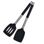 Silicone Spatula Factory - OEM/ODM Custom 2Pcs High Quality Heat-Resistant Silicone Spatula Turner