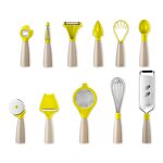Olive Green Kitchen Gadgets Set Manufacturer - OEM/ODM Custom Olive Green Home Kitchen Accessories 11 Pcs Tools Set