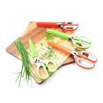 Herb Scissors Manufacturer - OEM/ODM Custom Kitchen Scissors Stainless Steel Multi 5 Layer Blades Herb Scissors Comb