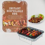 Disposable Charcoal BBQ Grill Factory - OEM/ODM Custom Barbecue BBQ Tools Outdoor Picnic Camping Aluminum Foil Pan Charcoal Grill