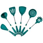 Stainless Steel Silicone Utensils Set Factory - OEM/ODM Custom Stainless Steel Silicone Kitchen Accessories Spatula Set