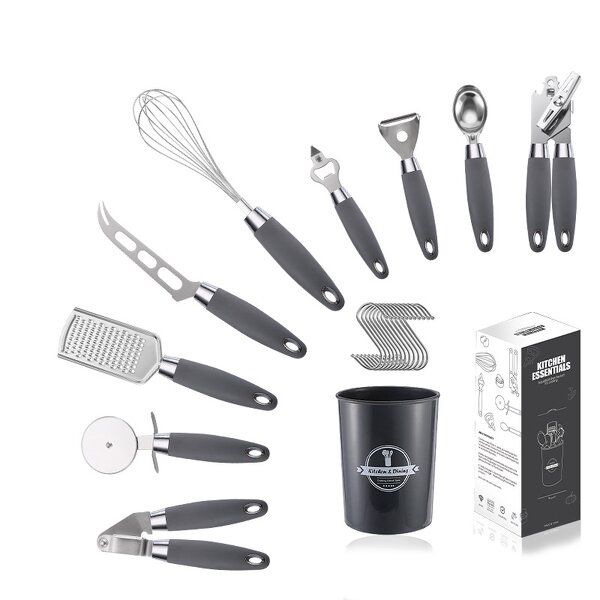 Smart Kitchen Tools Set Factory - OEM/ODM Custom Smart Home Cooking New Kitchen Tools Stainless Steel Rubber Plastic