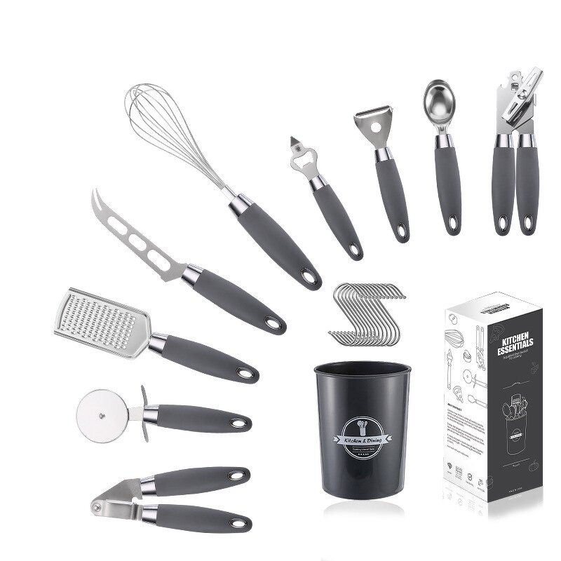 Smart Kitchen Tools Set Factory - OEM/ODM Custom Smart Home Cooking New Kitchen Tools Stainless Steel Rubber Plastic