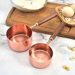 Measuring Cups and Spoons Set Manufacturer - OEM/ODM Custom Stainless Steel 8 Pcs Luxury Kitchen Gadgets Measuring Cups Set