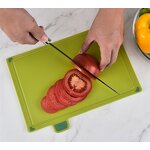 Plastic Chopping Board Set Manufacturer - OEM/ODM Custom Home Kitchen Accessories 4 Pieces Plastic Color Coded Chopping Board