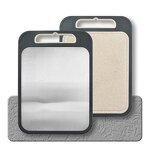 Double Sided Chopping Board Manufacturer - OEM/ODM Custom Kitchen Accessories Double Sided Wheat Straw Plastic Chopping Board