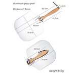 Rocker Cutter Pizza Peel Set Manufacturer - OEM/ODM Custom Rocker Cutter Foldable Wooden Handle Pie Paddle Pizza Peel Set