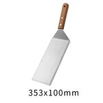 Barbecue Turners Set Factory - OEM/ODM Custom Barbecue Turners Metal Spatula Set Griddle Long Spatula Scraper