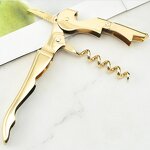 Champagne Wine Opener Factory - OEM/ODM Custom Kitchen Gadget Luxury Champagne Rose Gold Silver Barware Wine Opener