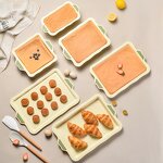 Silicone Bakeware Mould Factory - OEM/ODM Custom Food Safe Nonstick Silicone Kitchen Bakeware Mould Square Rectangle Pan