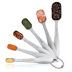 Measuring Spoons Factory - OEM/ODM Custom Heavy Duty Stainless Steel Measuring Spoons Eco-Friendly Slim Handles